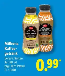 Lidl Milbona latte macchiato vanille Angebot