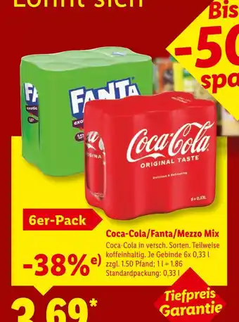Lidl Coca-cola coca-cola Angebot