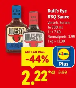 Lidl Bull's eye bbq sauce steakhouse Angebot