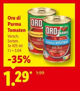 Lidl Oro di parma tomaten Angebot
