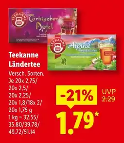 Lidl Teekanne türkischer apfel Angebot