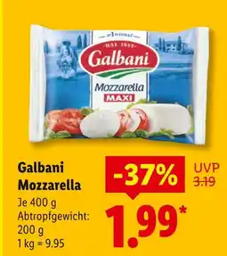 Lidl Galbani mozzarella maxi Angebot