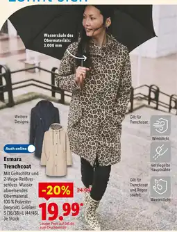Lidl Esmara trenchcoat Angebot