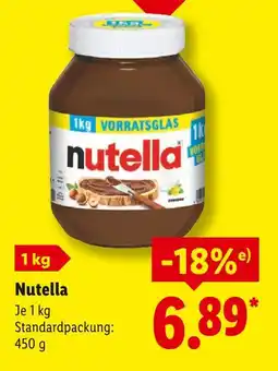 Lidl Nutella nutella Angebot