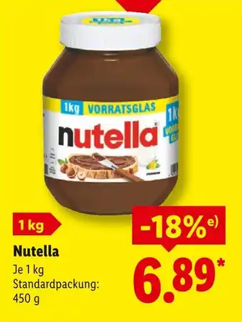 Lidl Nutella nutella Angebot