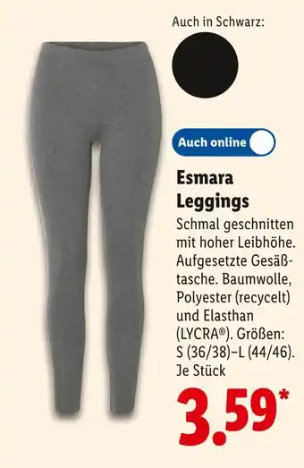 Lidl Esmara leggings Angebot