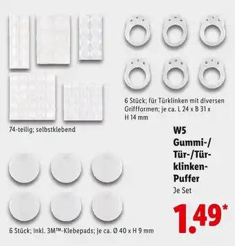 Lidl W5 gummi-/tür-/türklinken-puffer Angebot
