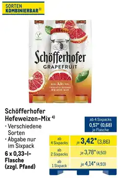 METRO Schöfferhofer Hefeweizen-Mix Angebot