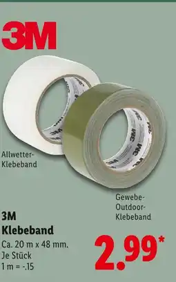 Lidl 3m allwetter-klebeband Angebot