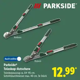 Lidl Parkside teleskop-astschere amboss Angebot