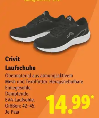 Lidl Crivit laufschuhe Angebot