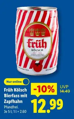 Lidl Früh früh kölsch bierfass mit zapfhahn Angebot