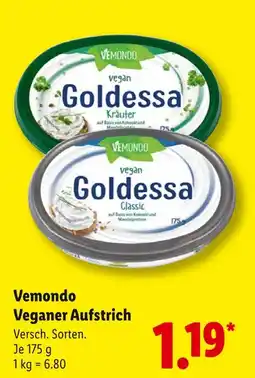 Lidl Vemondo goldessa kräuter Angebot