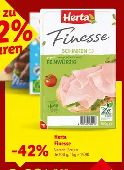 Lidl Herta finesse Angebot