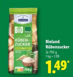 Lidl Belbake bioland rübenzucker Angebot