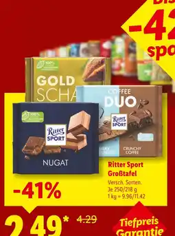 Lidl Ritter sport goldschatz Angebot