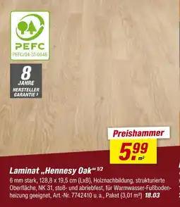 toom Baumarkt Laminat „hennessy oak“ Angebot