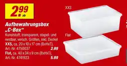 toom Baumarkt Aufbewahrungsbox 'c-box' xxs Angebot