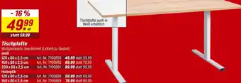 toom Baumarkt Tischplatte Angebot