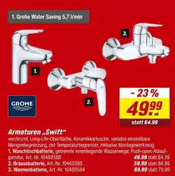 toom Baumarkt Grohe waschtischbatterie Angebot