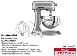METRO KitchenAid Küchenmaschine 5KSM55SXXECU Angebot