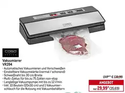 METRO caso DESIGN Vakuumierer VR394 Angebot