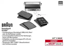 METRO BRAUN Kontaktgrill CG 9167 Angebot