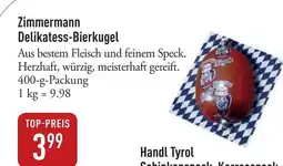 Galeria Markthalle Zimmermann Delikatess-Bierkugel Angebot