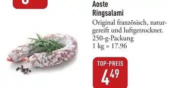 Galeria Markthalle Aoste Ringsalami Angebot