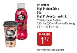 Galeria Markthalle Dr. Oetker High Protein Drink oder High Protein Caffeedrink Angebot