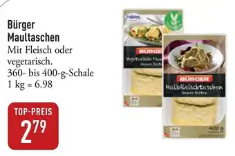Galeria Markthalle Bürger Maultaschen Angebot
