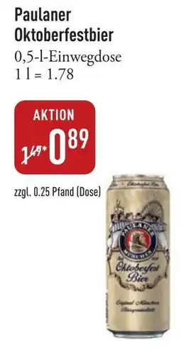 Galeria Markthalle Paulaner Oktoberfestbier Angebot
