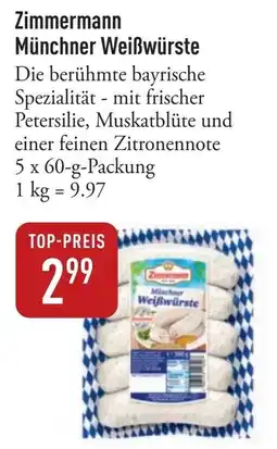 Galeria Markthalle Zimmermann Münchner Weißwürste Angebot