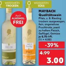 Kaufland MAYBACH Qualitätswein Angebot