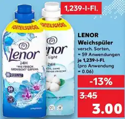 Kaufland LENOR Weichspüler Angebot
