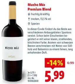 Lidl Mucho Más Premium Blend Angebot