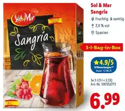 Lidl Sol & Mar Sangria Angebot