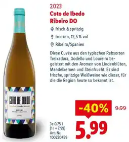 Lidl 2023 Coto de Ibedo Ribeiro DO Angebot