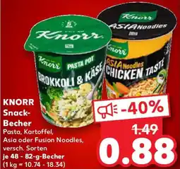 Kaufland KNORR Snack Becher Angebot