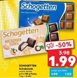 Kaufland SCHOGETTEN Schokolade Angebot