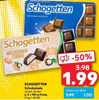 Kaufland SCHOGETTEN Schokolade Angebot