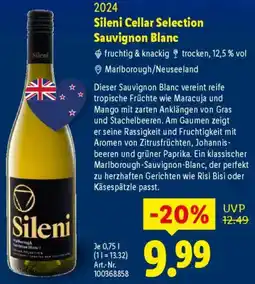 Lidl 2024 Sileni Cellar Selection Sauvignon Blanc Angebot