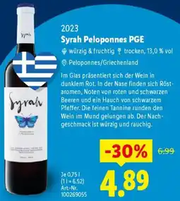 Lidl 2023 Syrah Peloponnes PGE Angebot