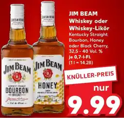 Kaufland JIM BEAM Whiskey oder Whiskey-Likör Angebot