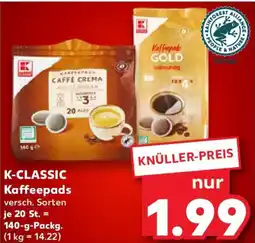 Kaufland K-CLASSIC Kaffeepads Angebot