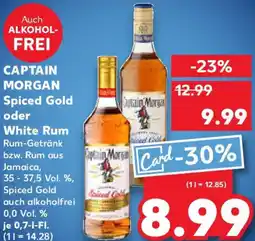 Kaufland CAPTAIN MORGAN Spiced Gold oder White Rum Angebot