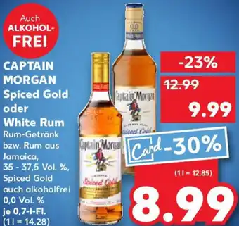 Kaufland CAPTAIN MORGAN Spiced Gold oder White Rum Angebot