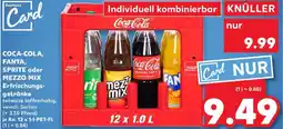 Kaufland COCA-COLA, FANTA, SPRITE oder MEZZO MIX Erfrischungsgetränke Angebot