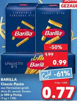 Kaufland BARILLA Classic Pasta Angebot