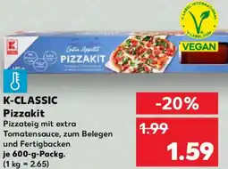 Kaufland K-CLASSIC Pizzakit Angebot